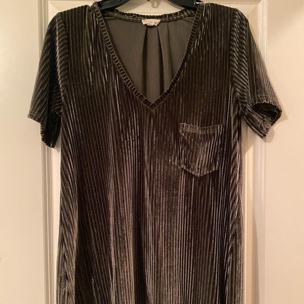 Velvet Forest Green Top